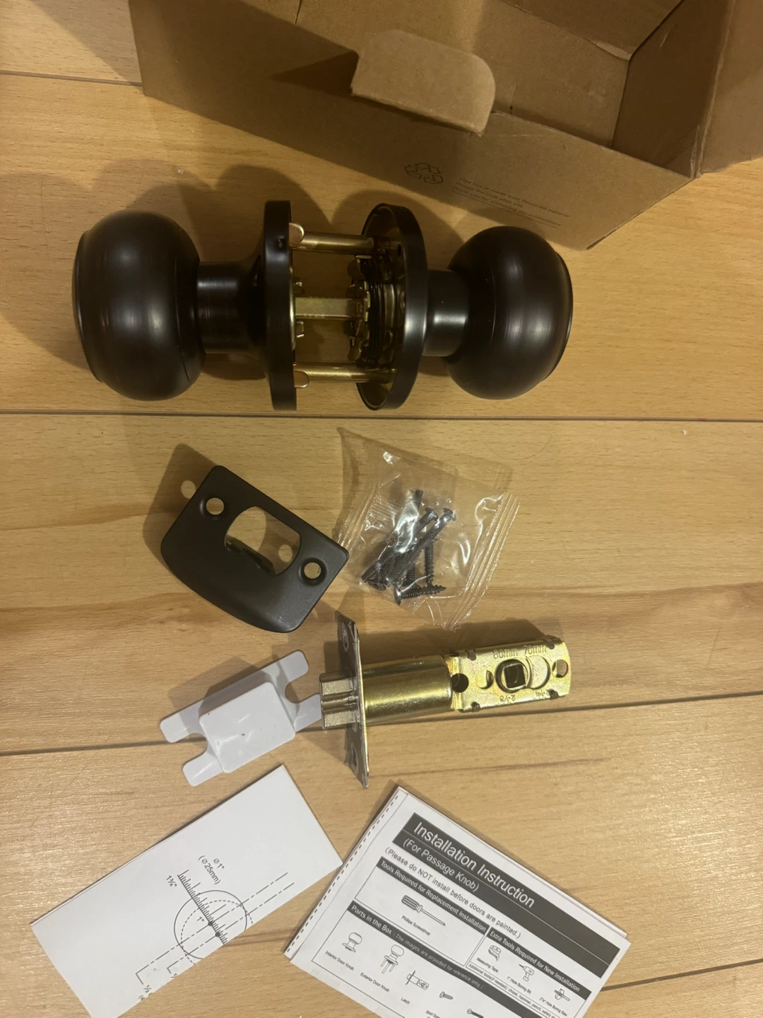 Matte Black Door Knob - photo 2