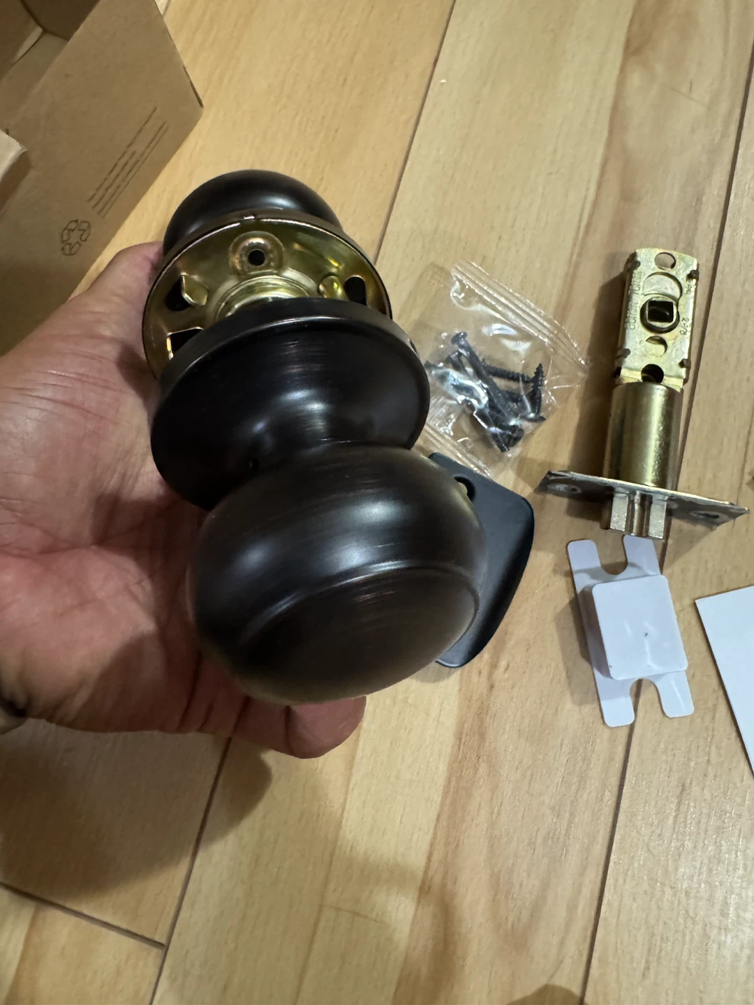 Matte Black Door Knob - photo 5