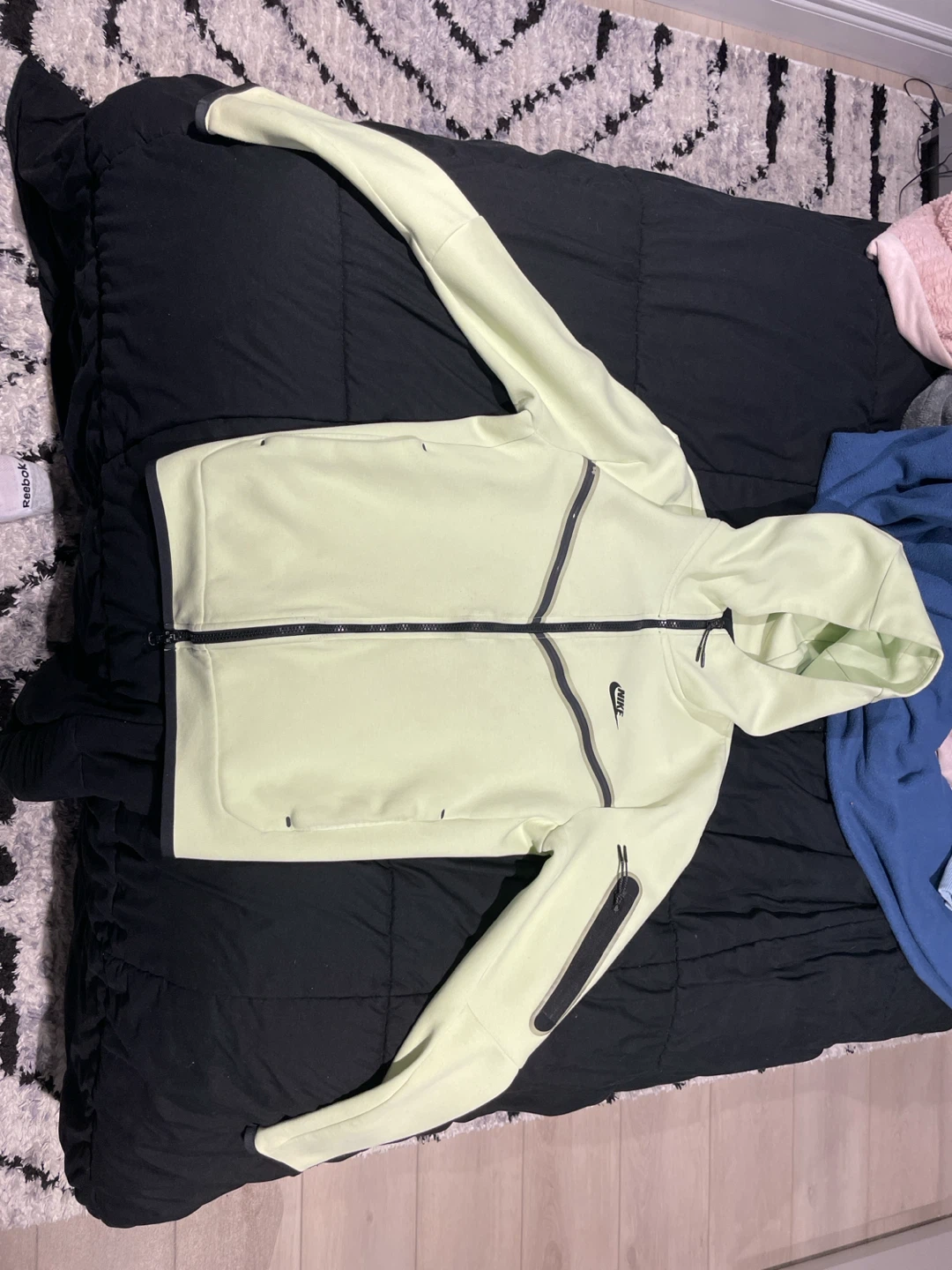 Nike Tech Fleece Full Zip Hoodie Light Green