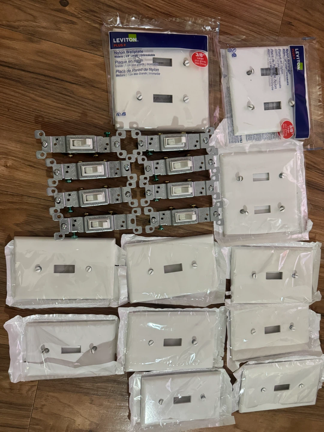 Leviton Light Switches and Wallplates