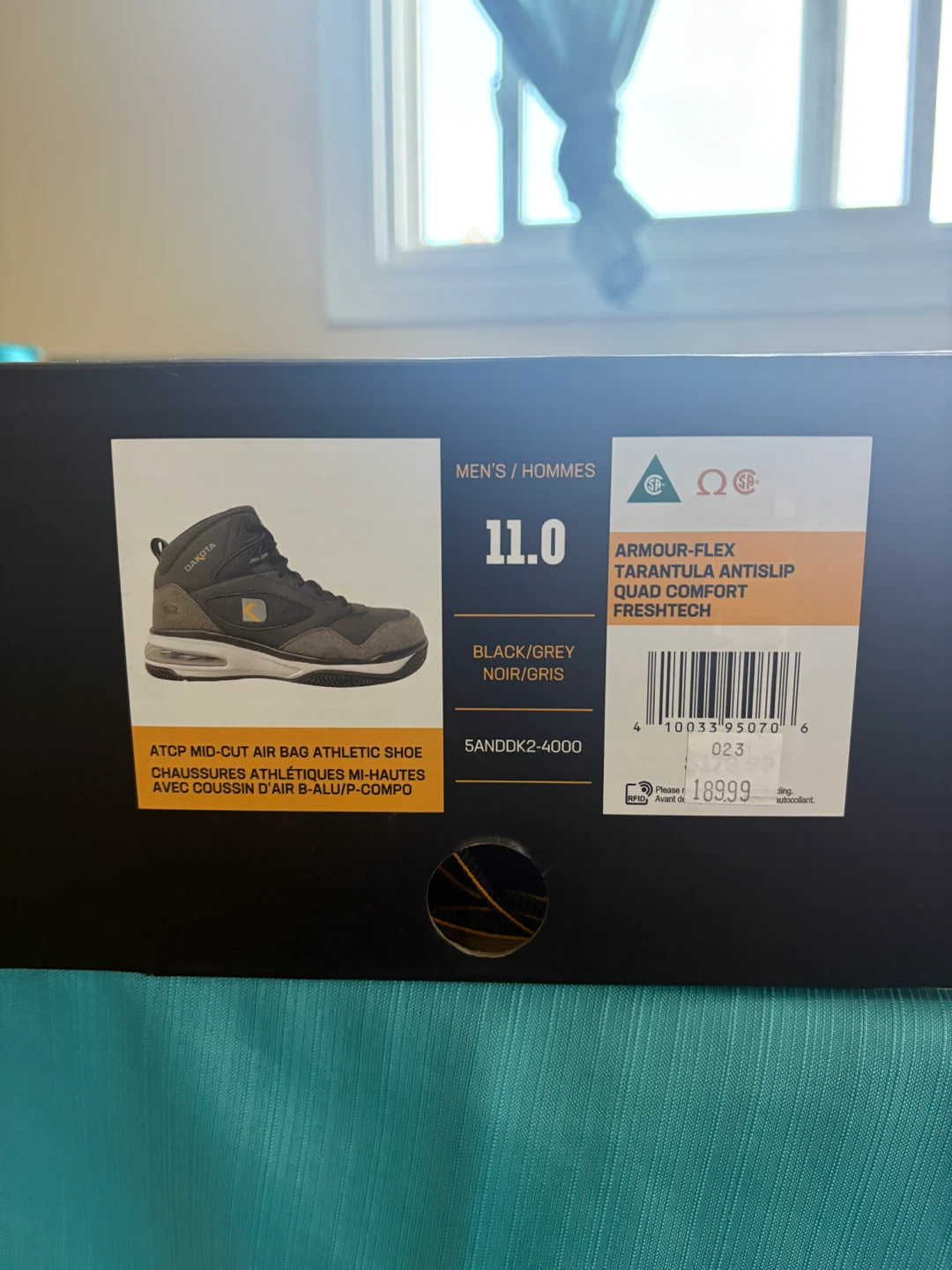 Dakota Workpro Series Mid-Cut Shoes, Men's Size 11 - photo 5