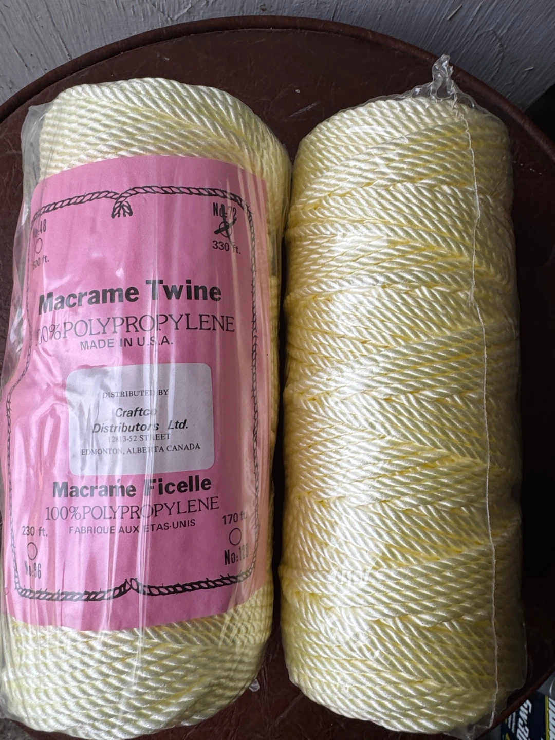 Craftco Macrame Twine 100% Polypropylene