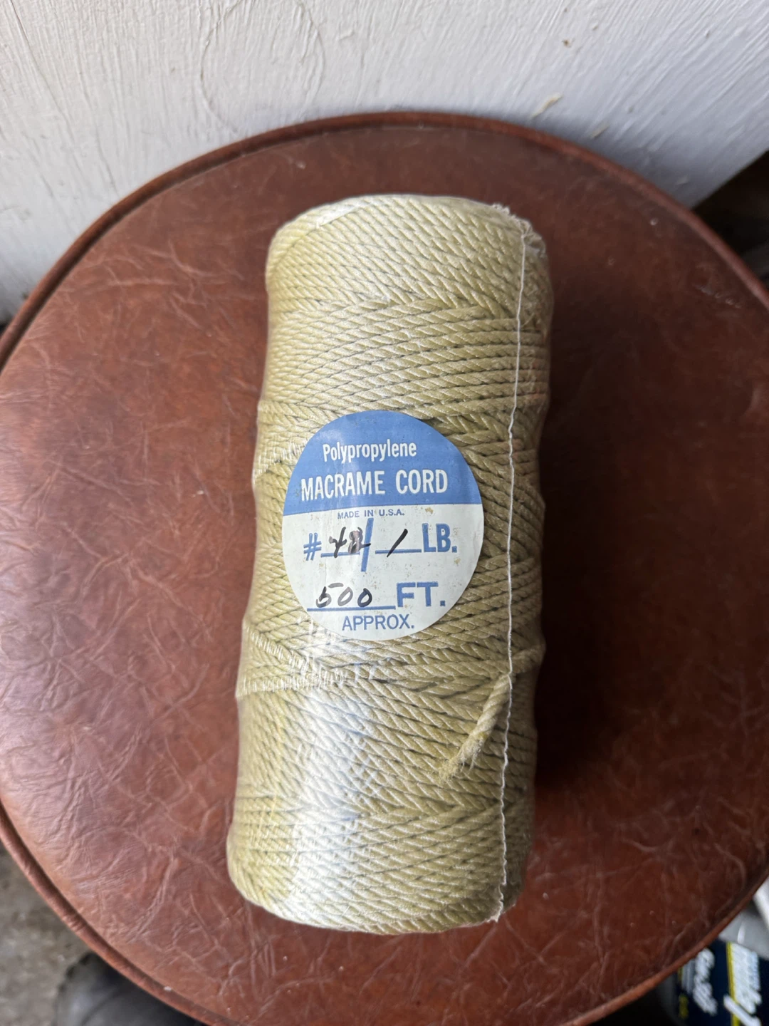 Polypropylene Macrame Cord 500 Ft