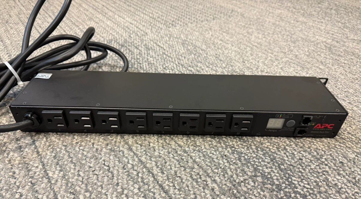 APC AP7800 Metered Rack PDU 8-Port 120V w/Ears - photo 2