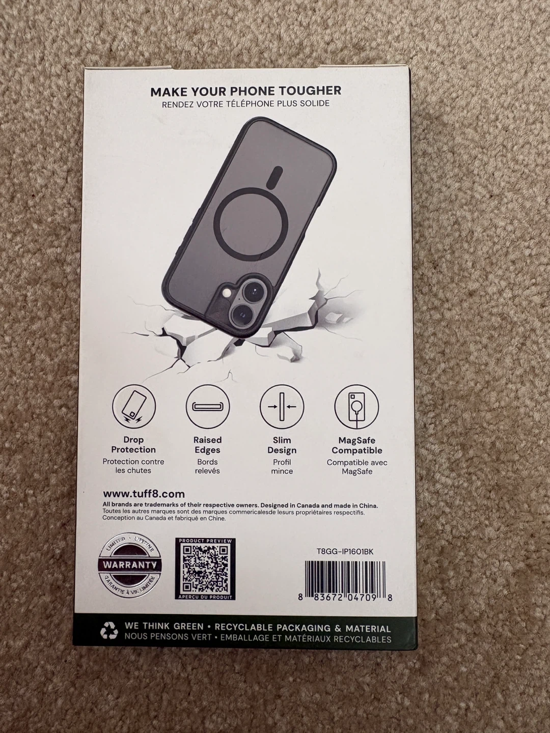 TUFF8 Mag GlideGuard Case for iPhone 16 - photo 2