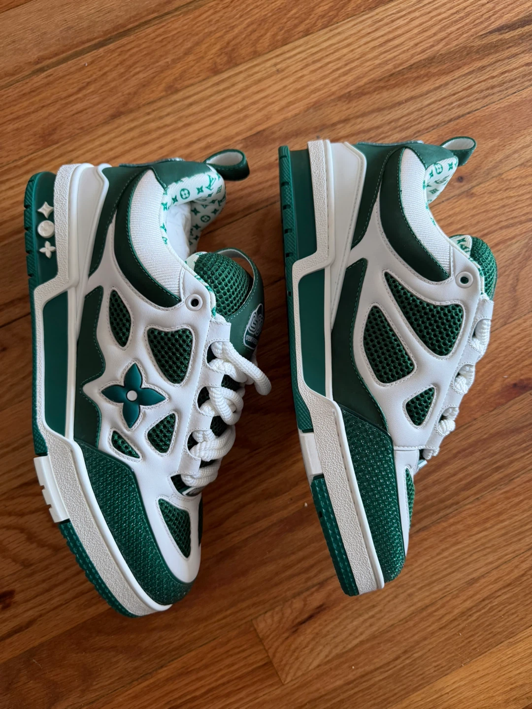 Louis Vuitton LV Trainer Sneaker Green/White - photo 3