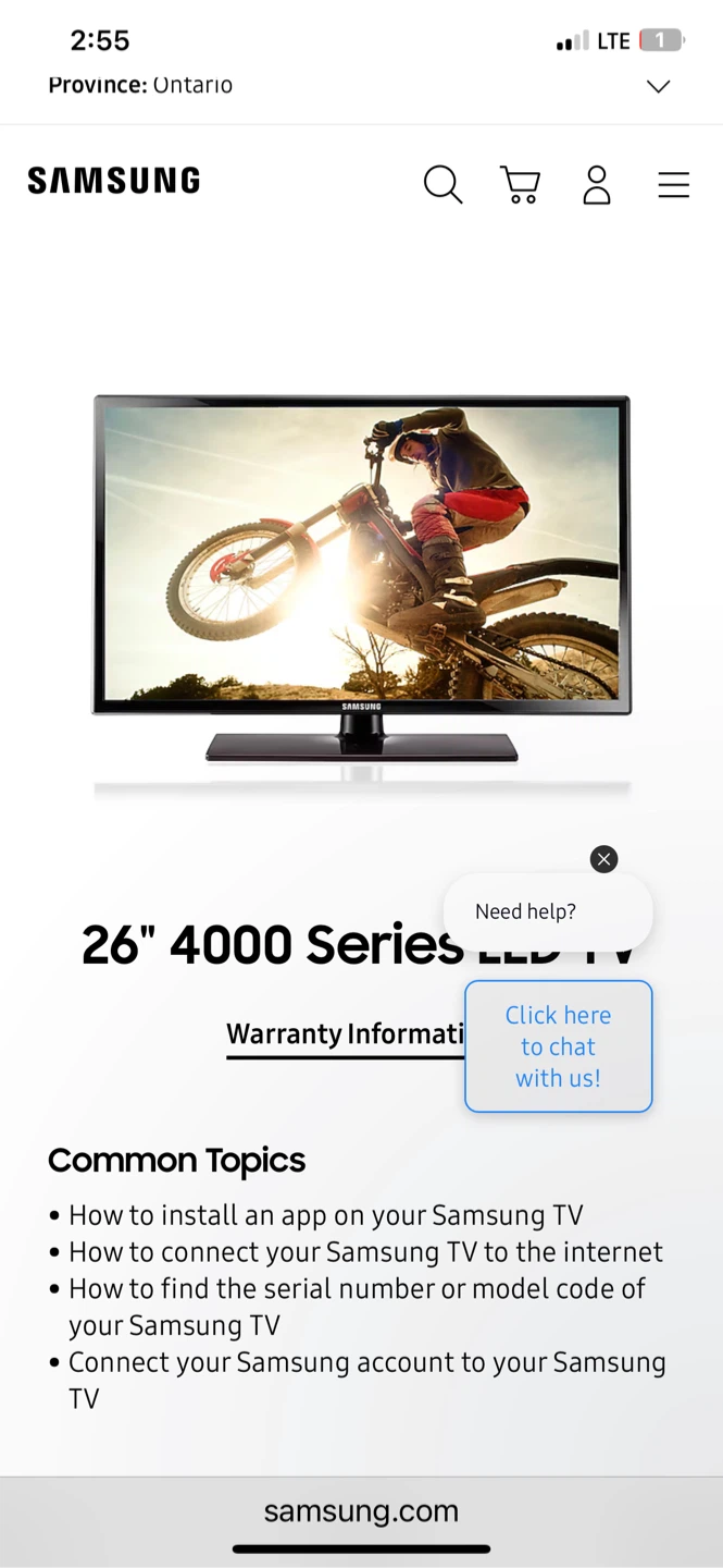 Samsung 26-inch 4000 Series LED TV