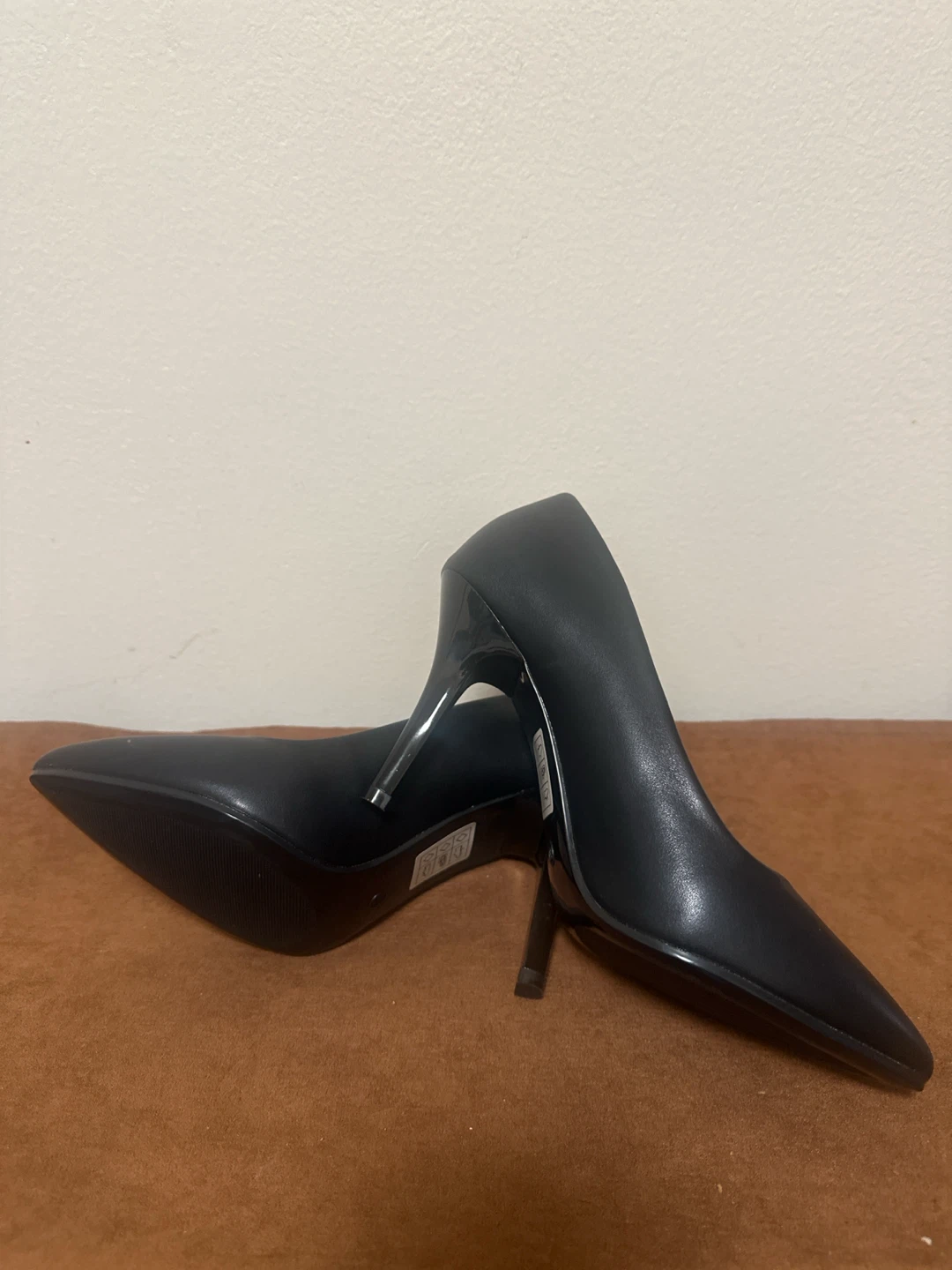 Black Pointed Toe Stiletto Heels - photo 2