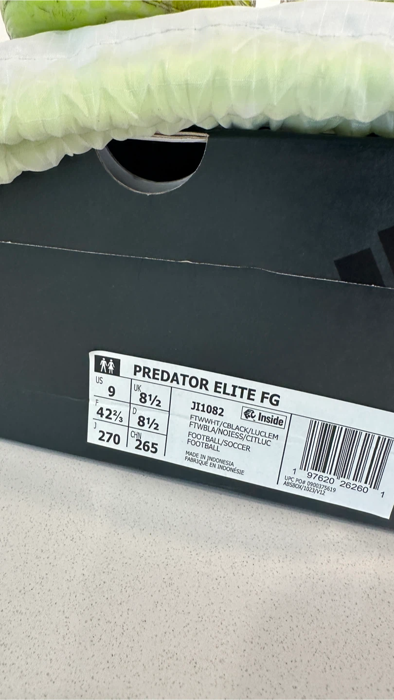 adidas Soccer shoes predator elite Size US 9 - photo 4