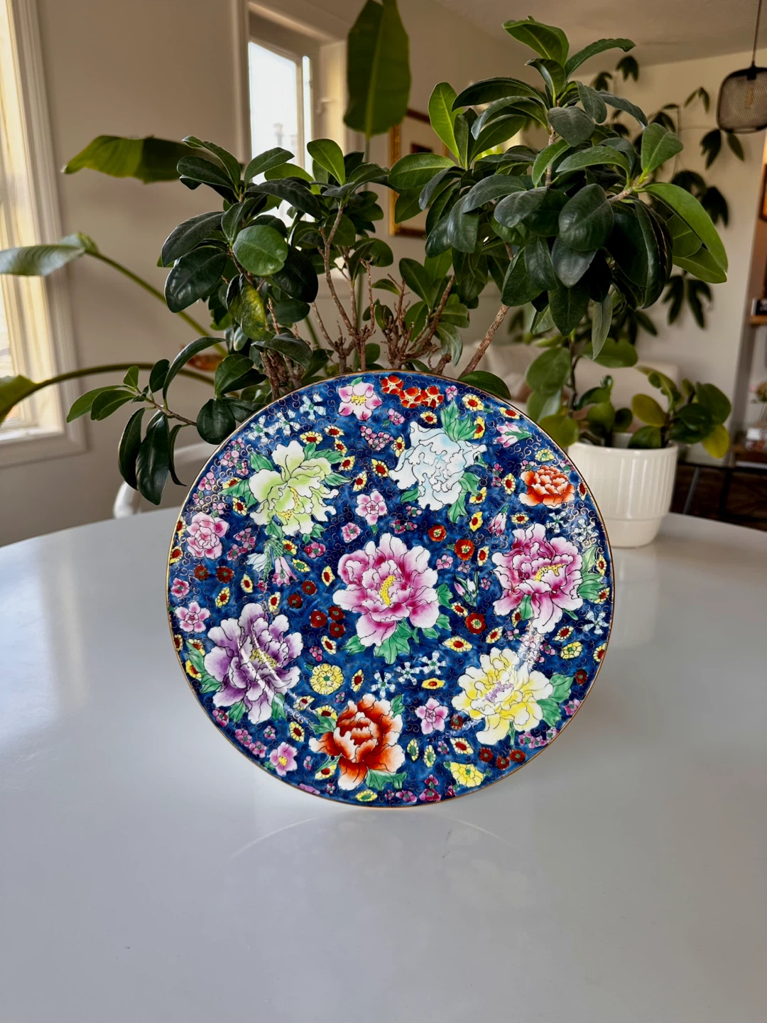Vintage Chinese Export Mille-Fleur Porcelain Plate