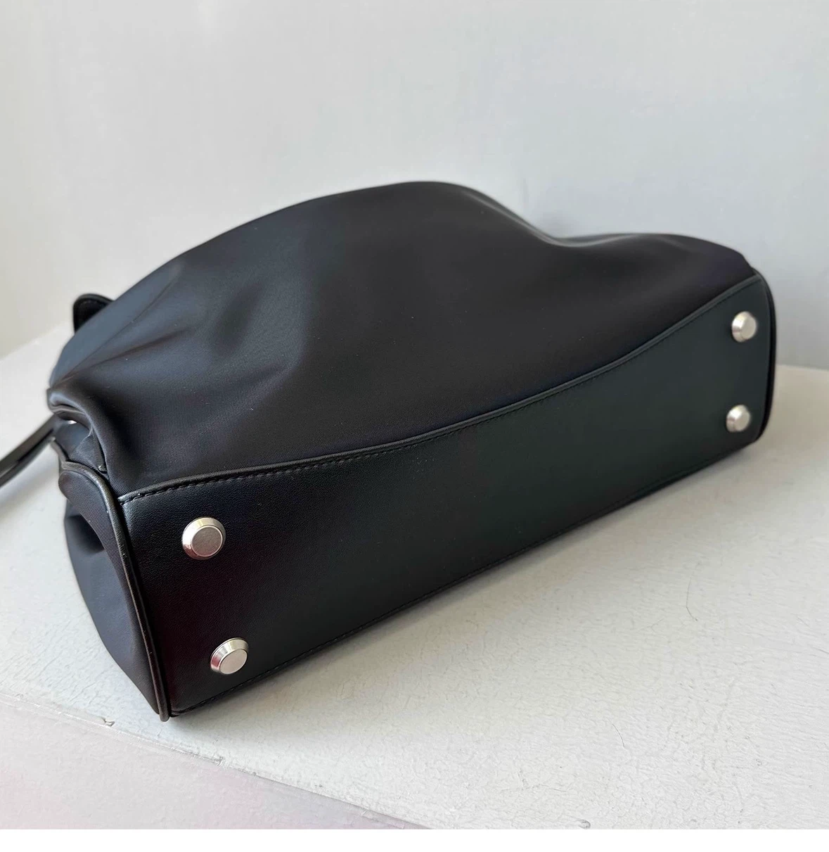 Black Nylon Handbag - photo 4