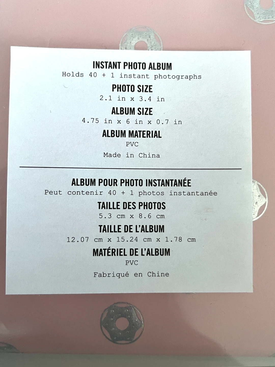 Brand New Instant Photo Album - photo 4
