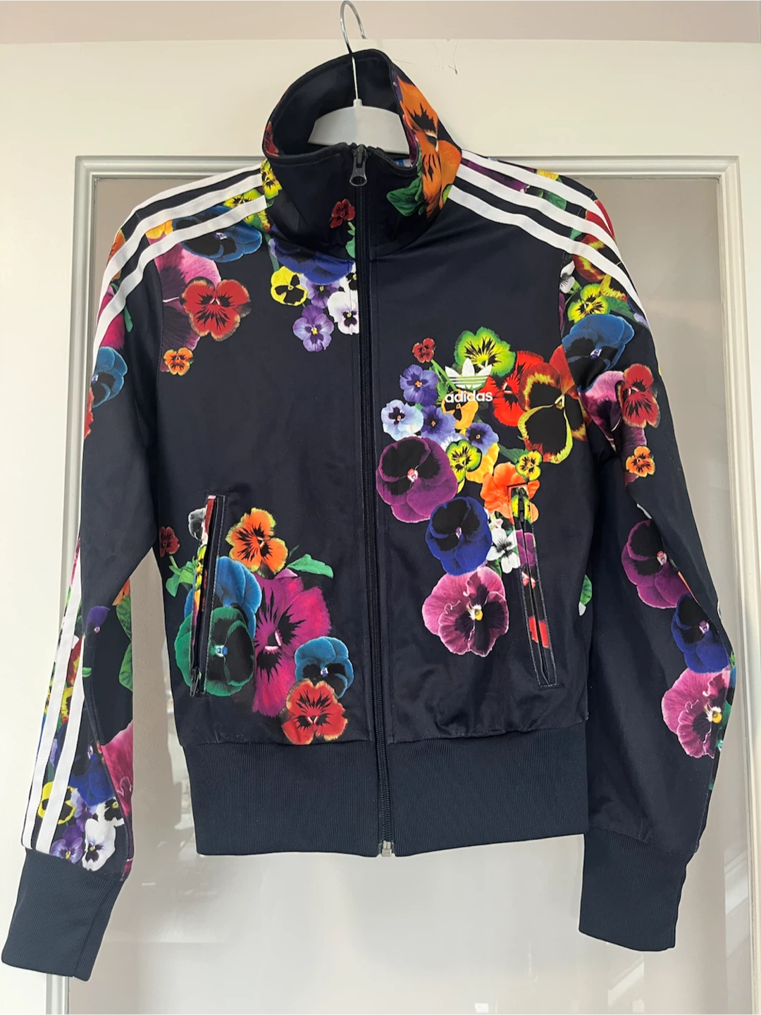 Adidas Originals Floral Print Track Jacket