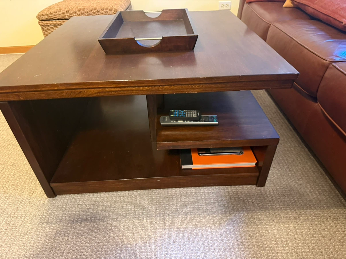 Dark Wood Coffee Table