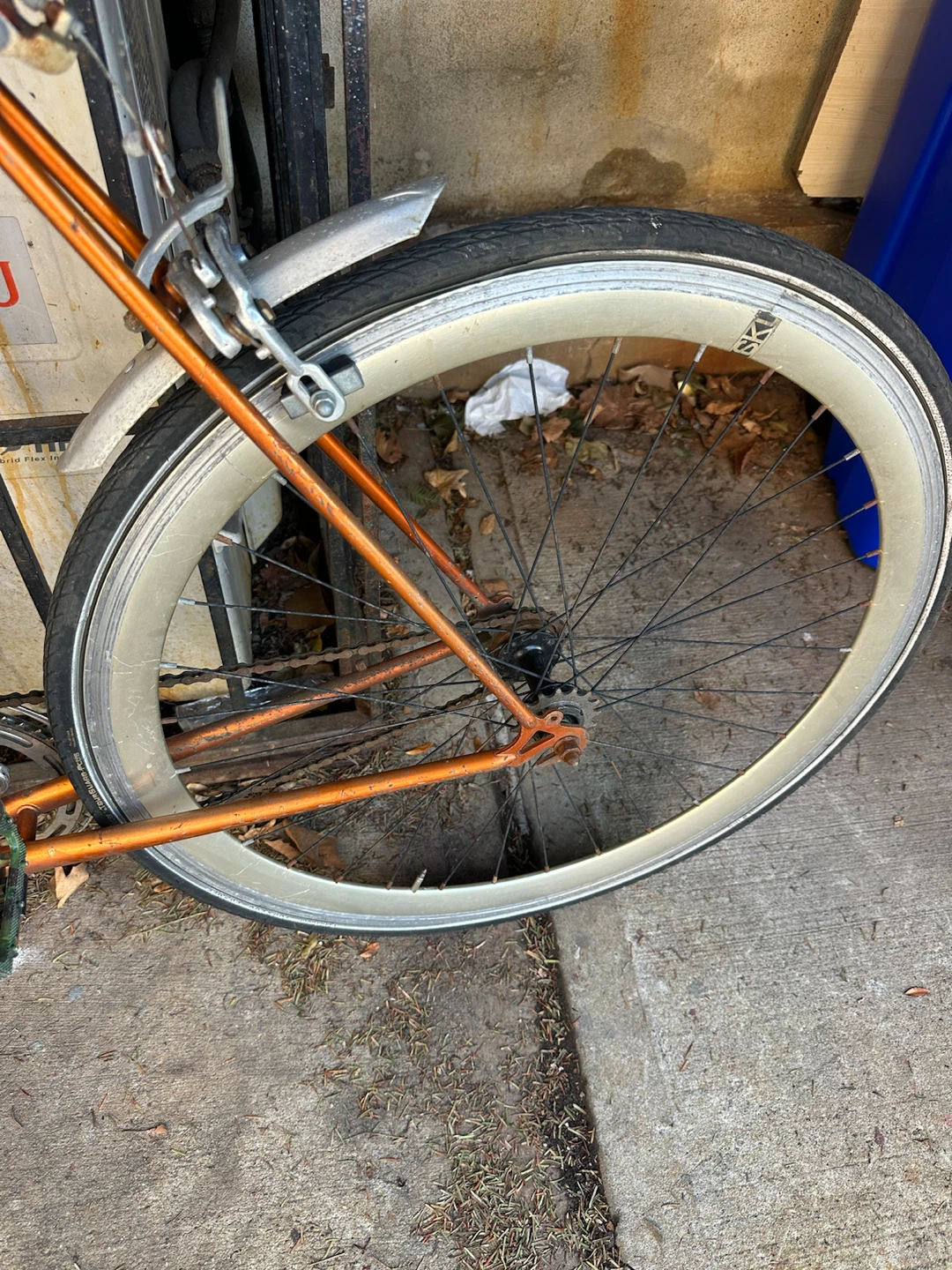 Peugeot road bike race track fixed fixie fixed gear bicycle - photo 3