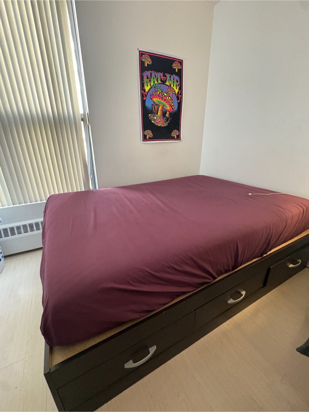 Dark Brown Storage Bed Frame - photo 3