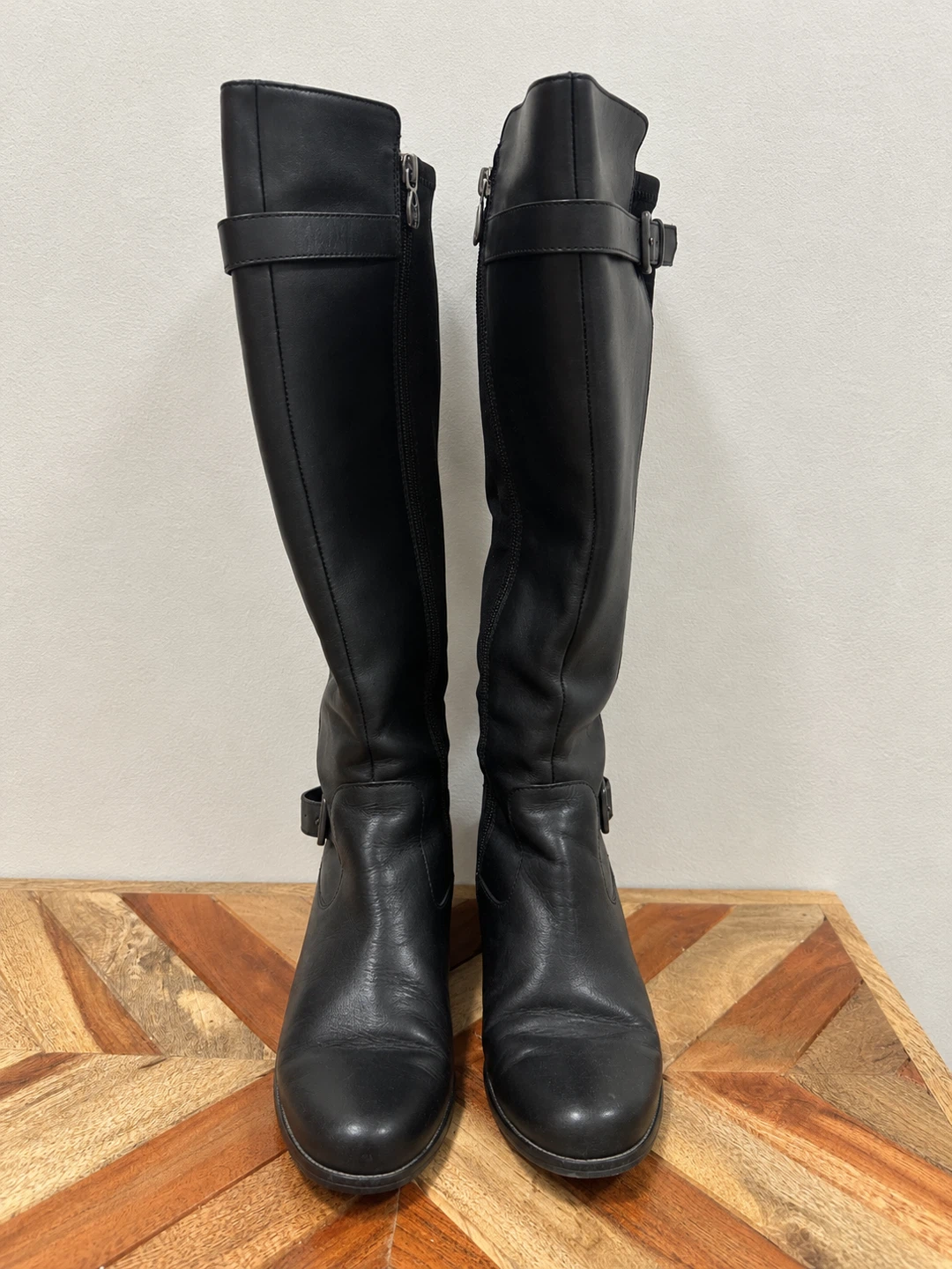 Tahari Black Knee-High Boots