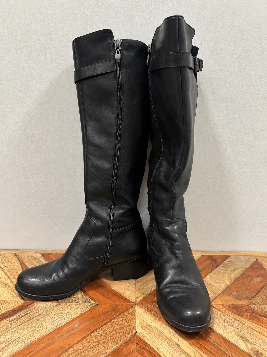 Tahari Black Knee-High Boots - photo 2