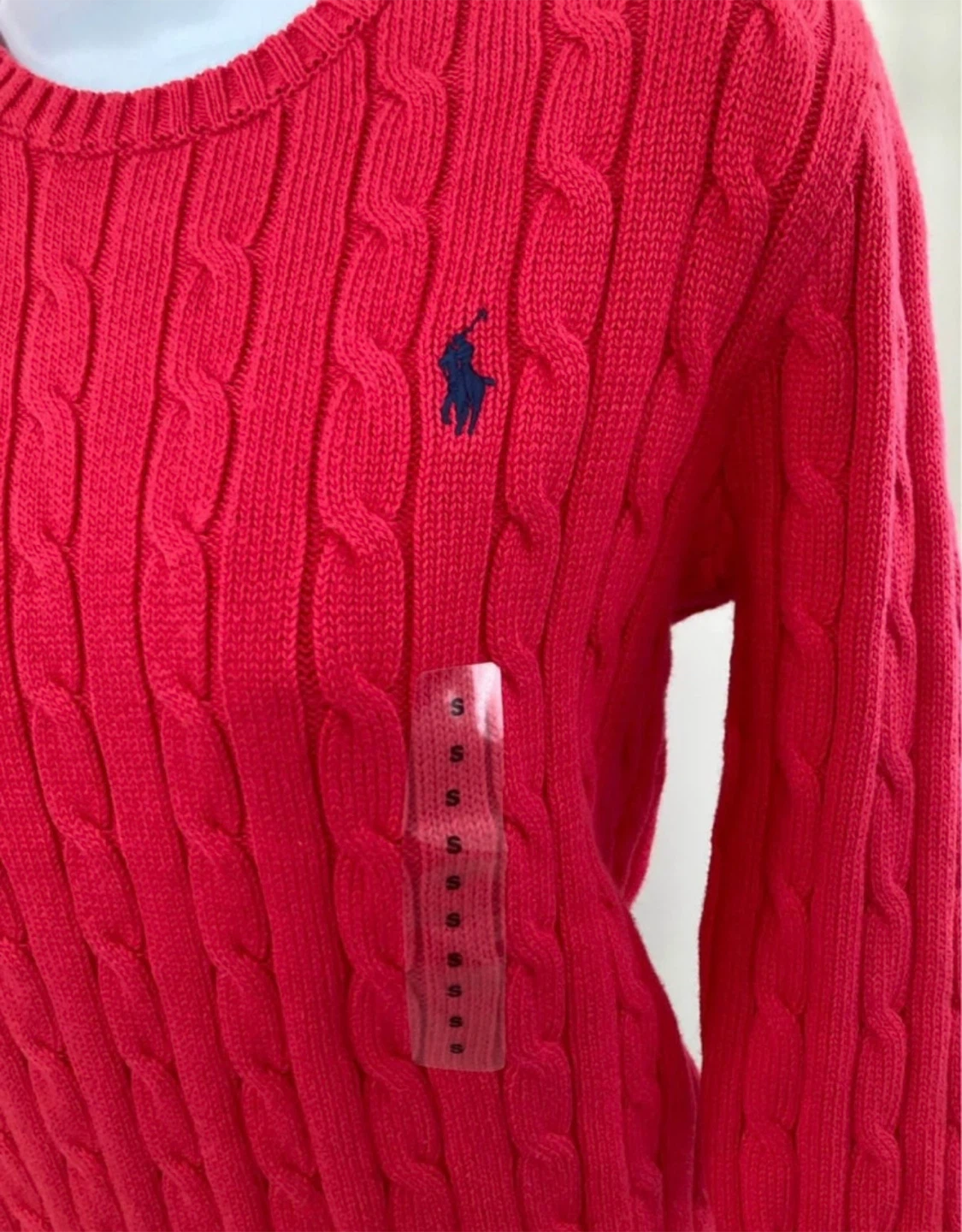 Ralph Lauren Cable Knit Sweater - Red - photo 2