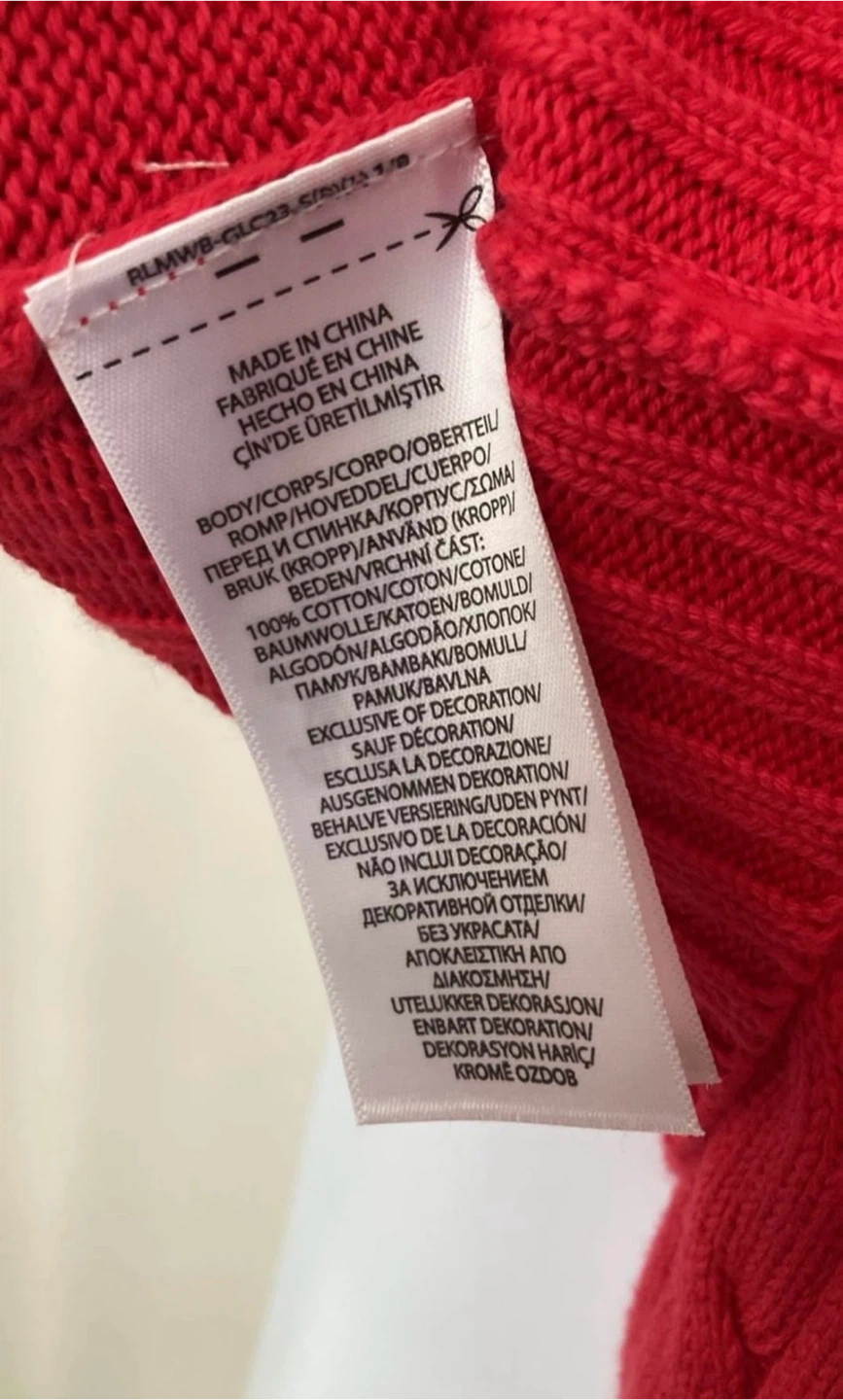 Ralph Lauren Cable Knit Sweater - Red - photo 5