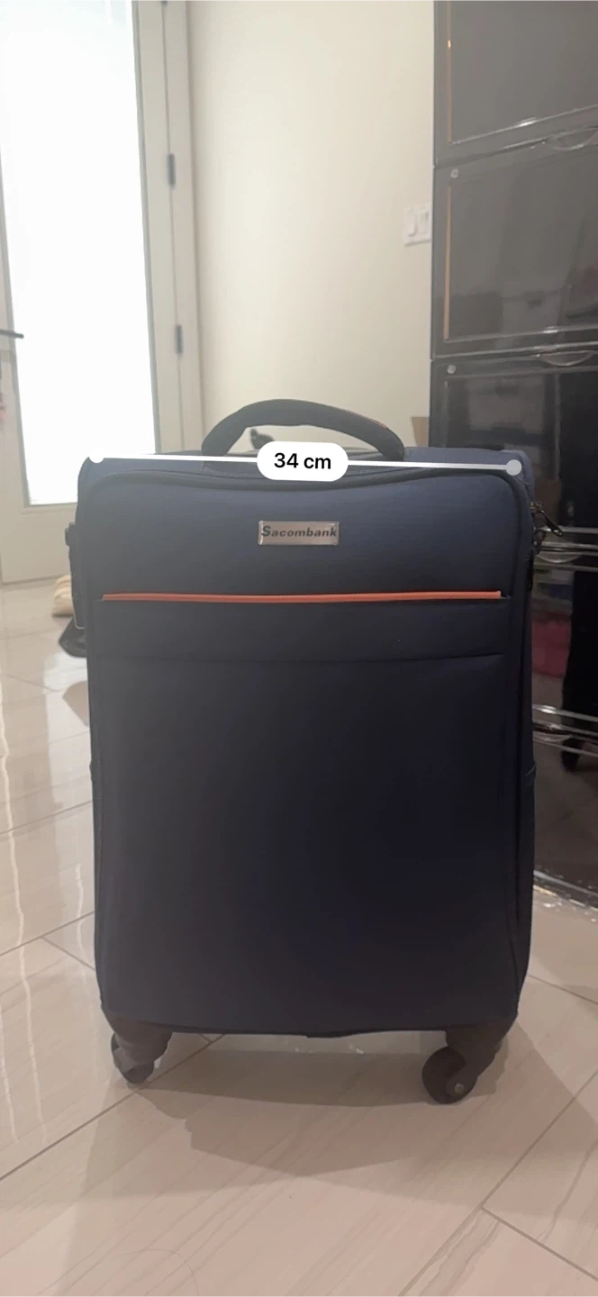 Sacombank Navy Blue Carry-On Luggage - photo 2