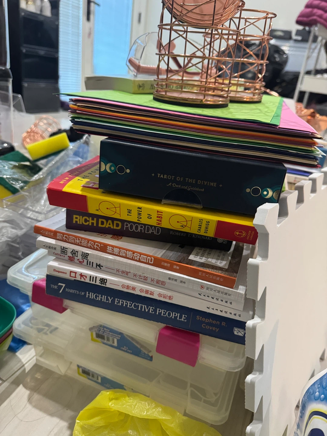 Tarot of the Divine and Self-Help Book Collection