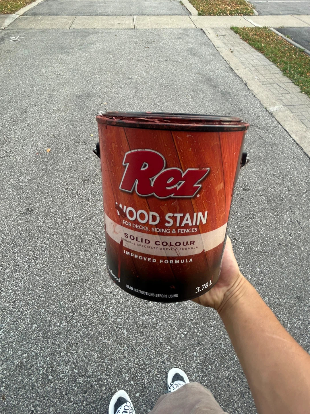 Wood Stain Solid Colour Redwood