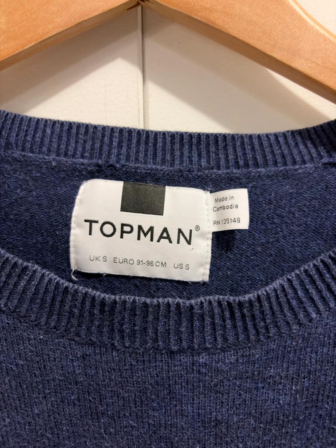 Topman Navy Blue Crewneck Sweater - photo 3