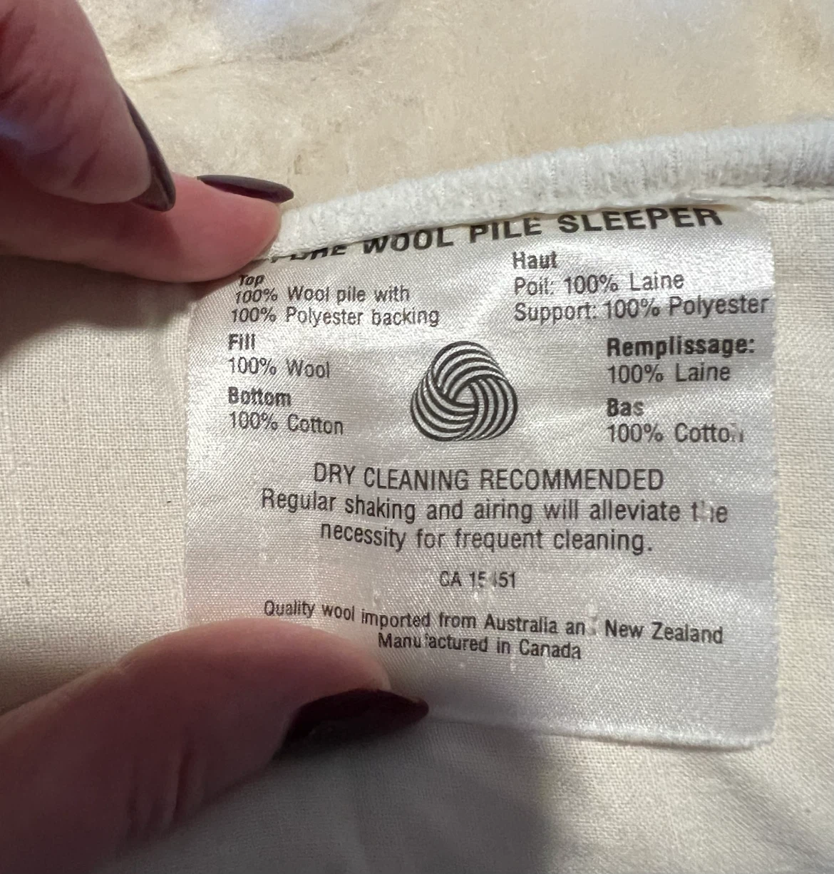 Pure Wool Sleeper/Mattress Topper - photo 2
