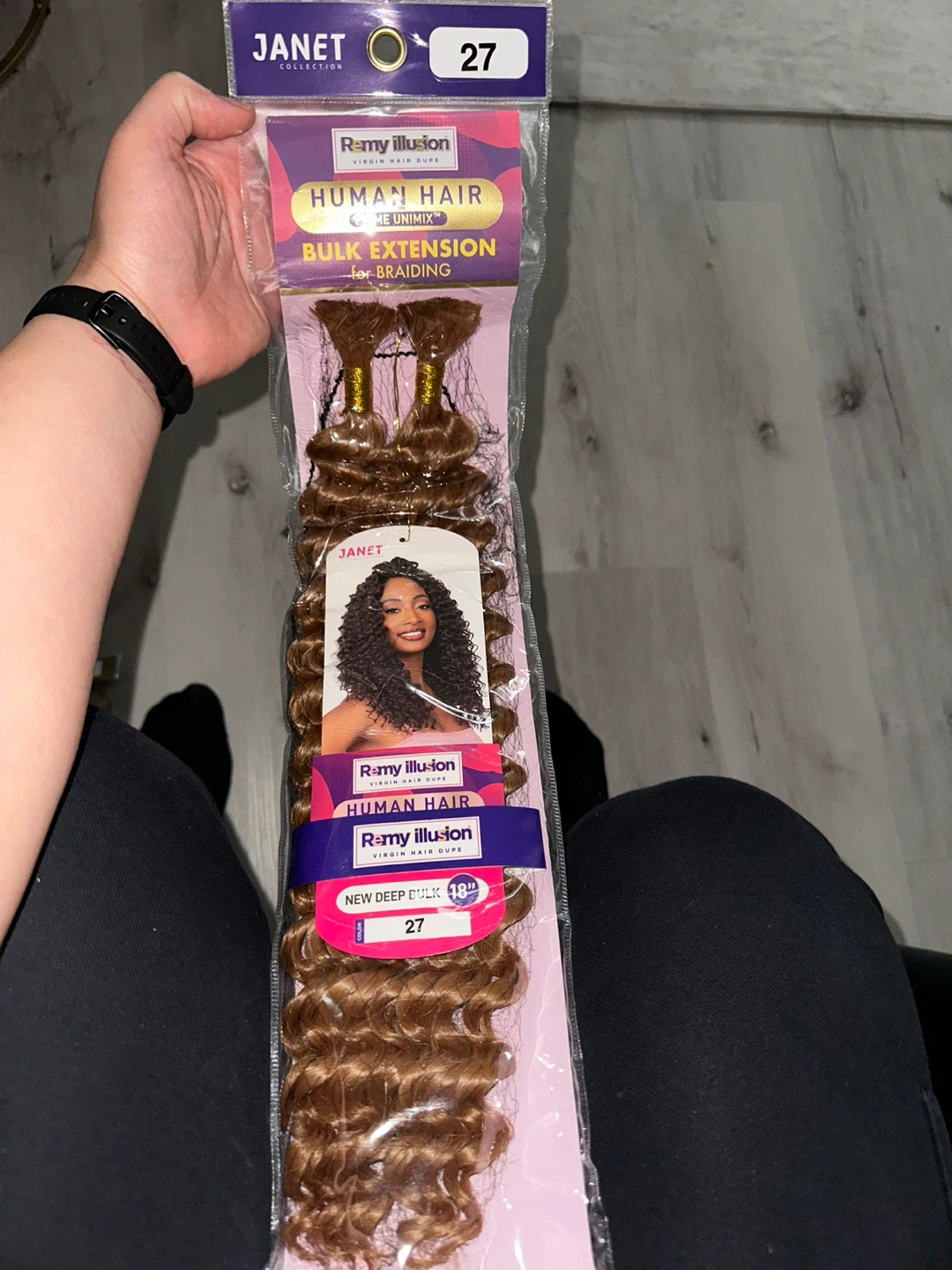 Janet Collection New Deep Bulk Hair Extension 18"