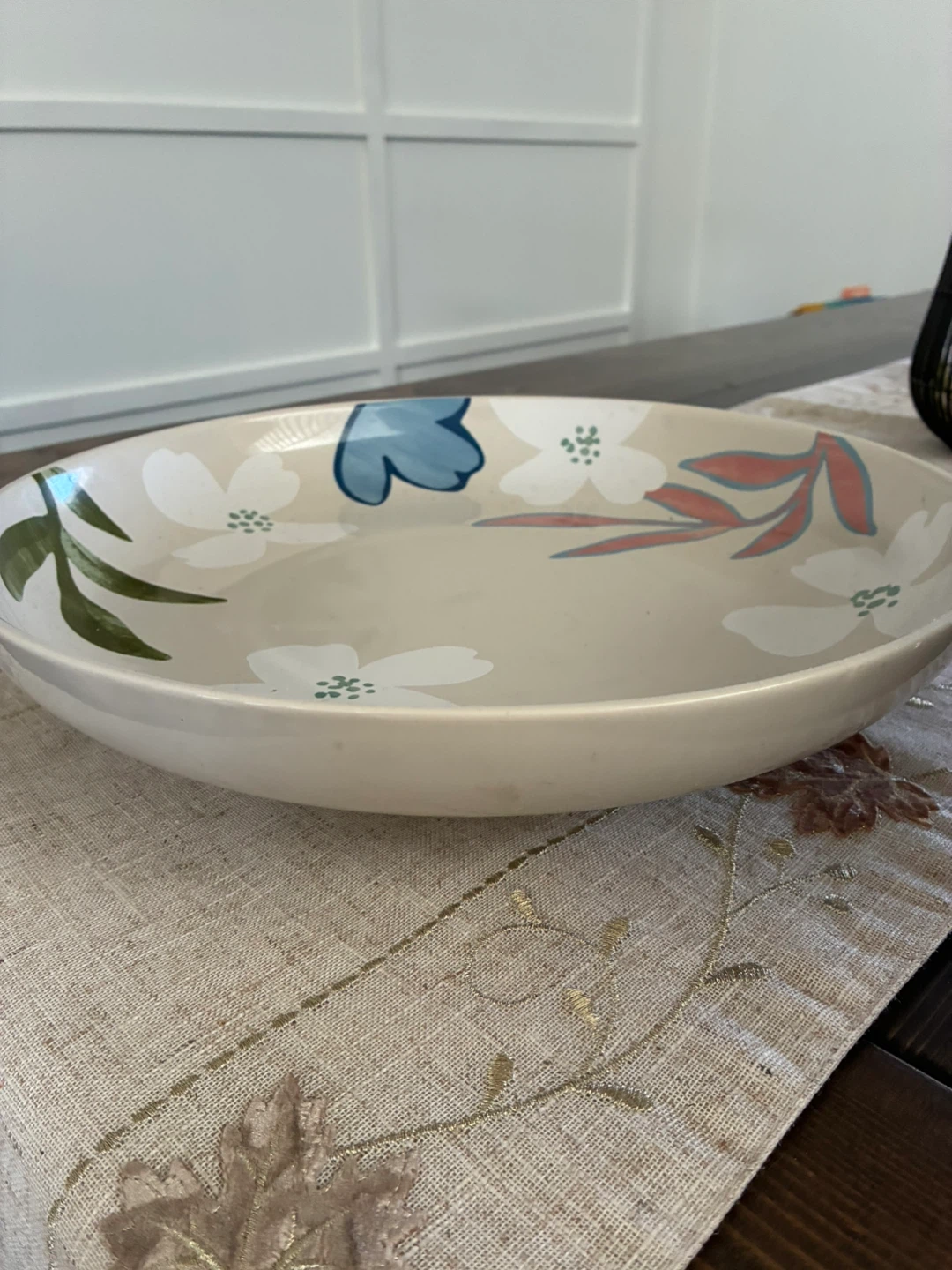 Floral Serving Bowl