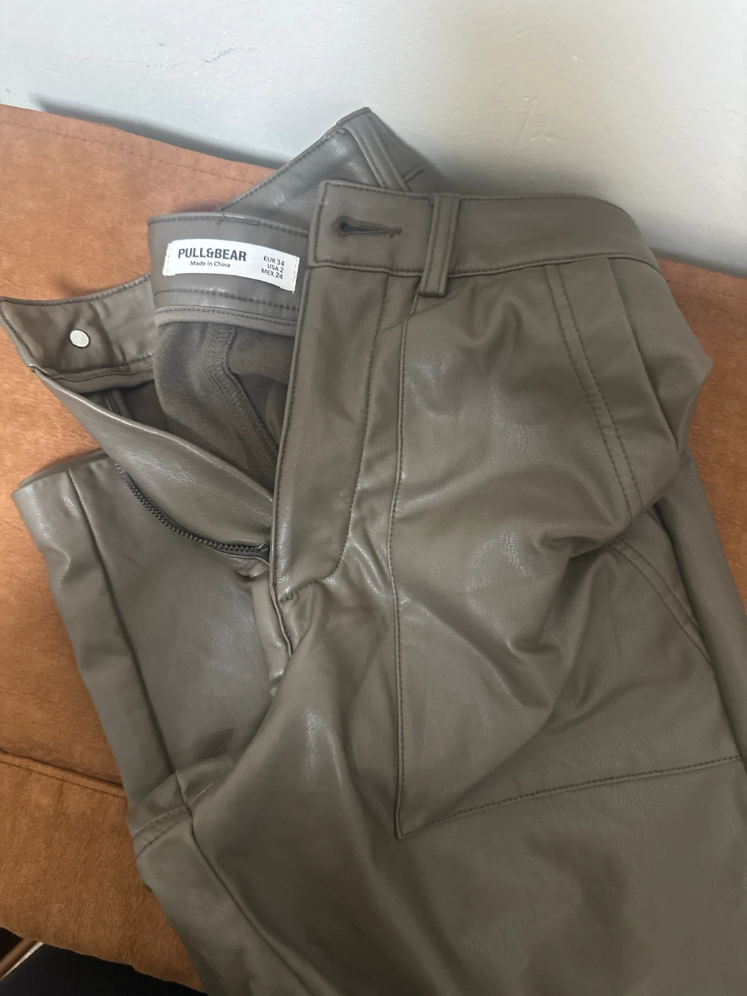 Pull&Bear Faux Leather Pants - photo 2