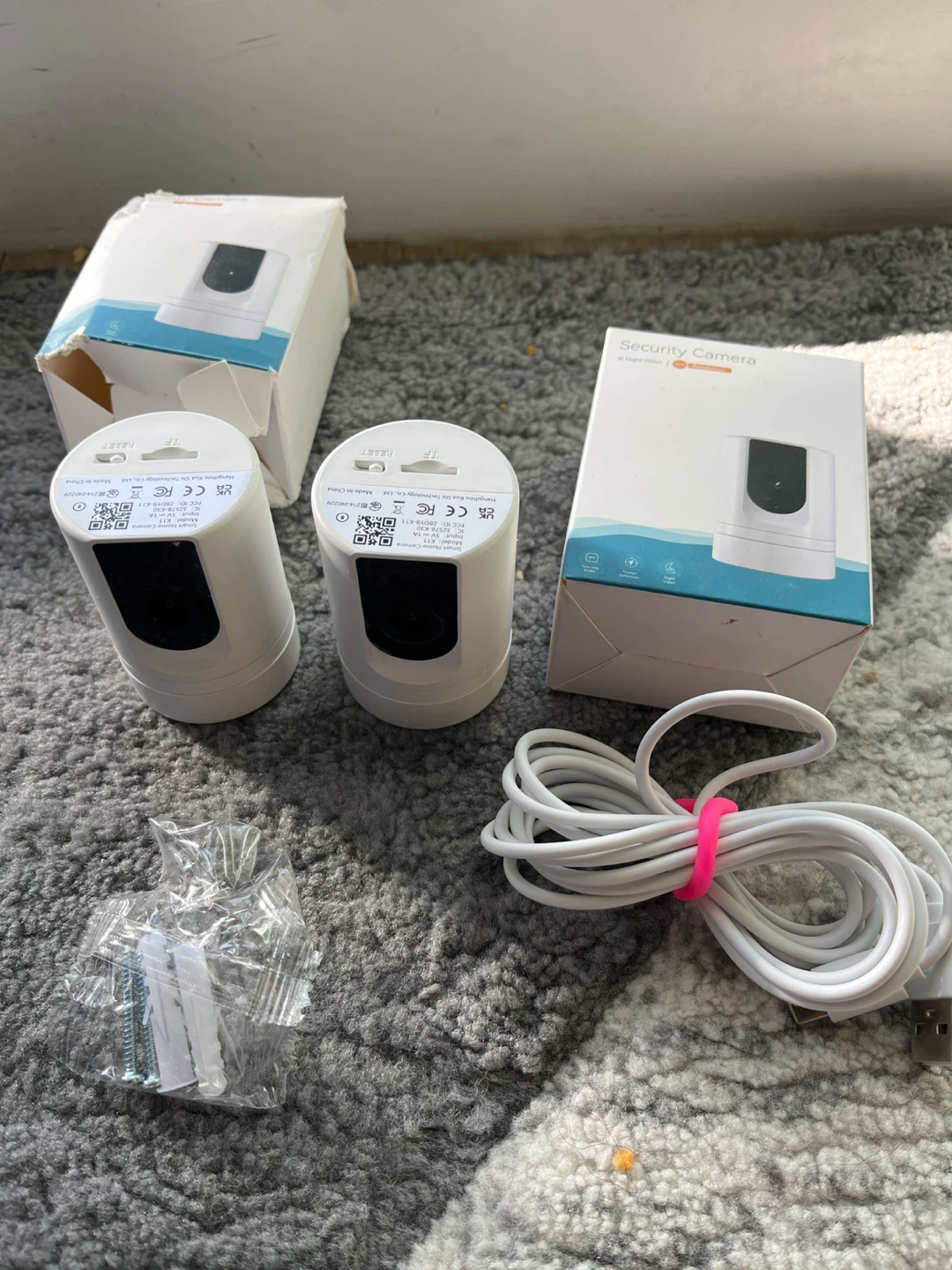 Two 1080p Smart Security Cameras