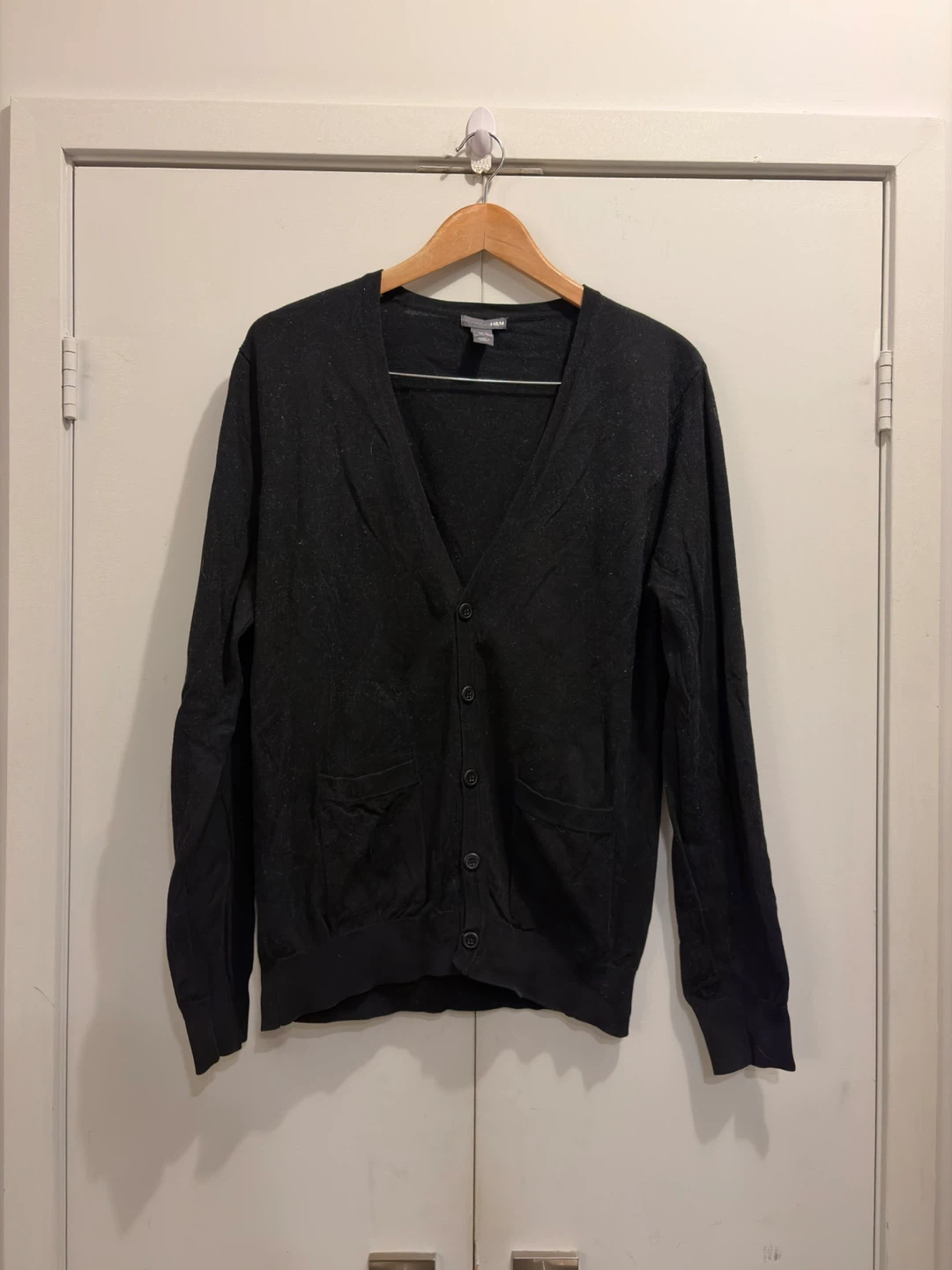 H&M Black Cotton Cardigan