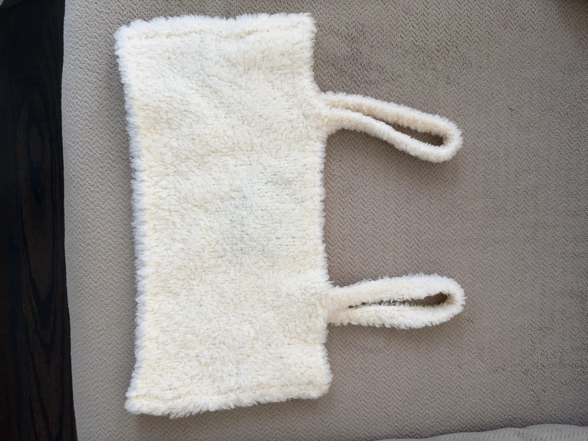 SMFK white wool vest - photo 3