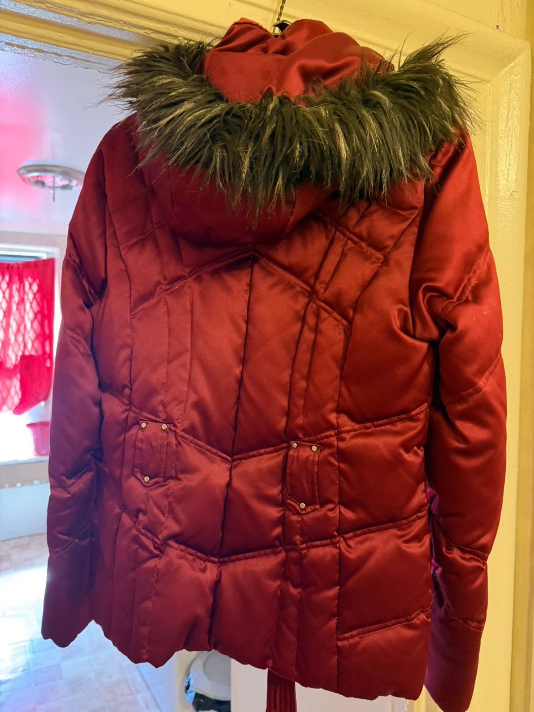 Ana Puffer Jacket with Faux Fur Hood - photo 3