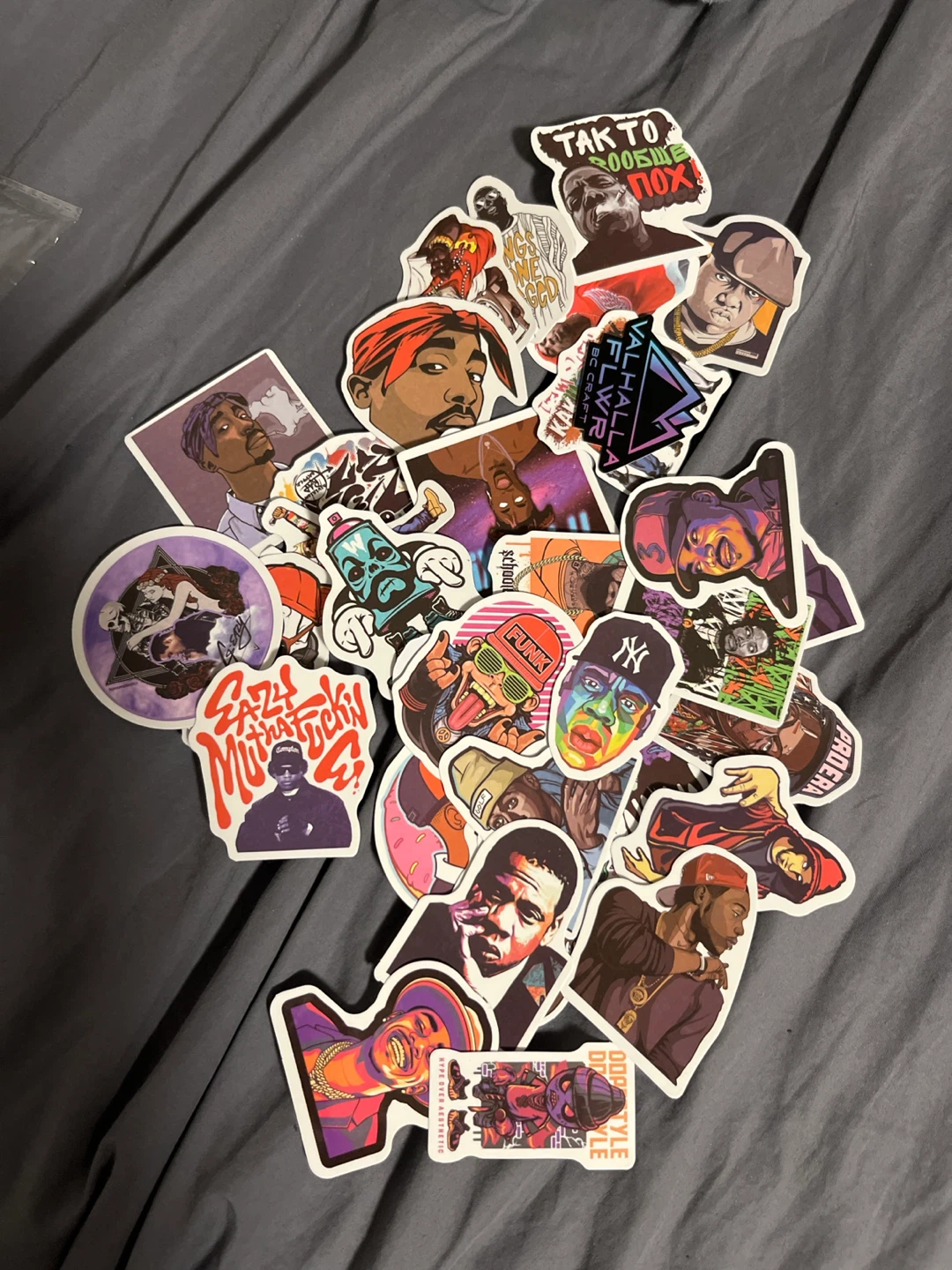 Assorted Hip Hop and Street Culture Stickers