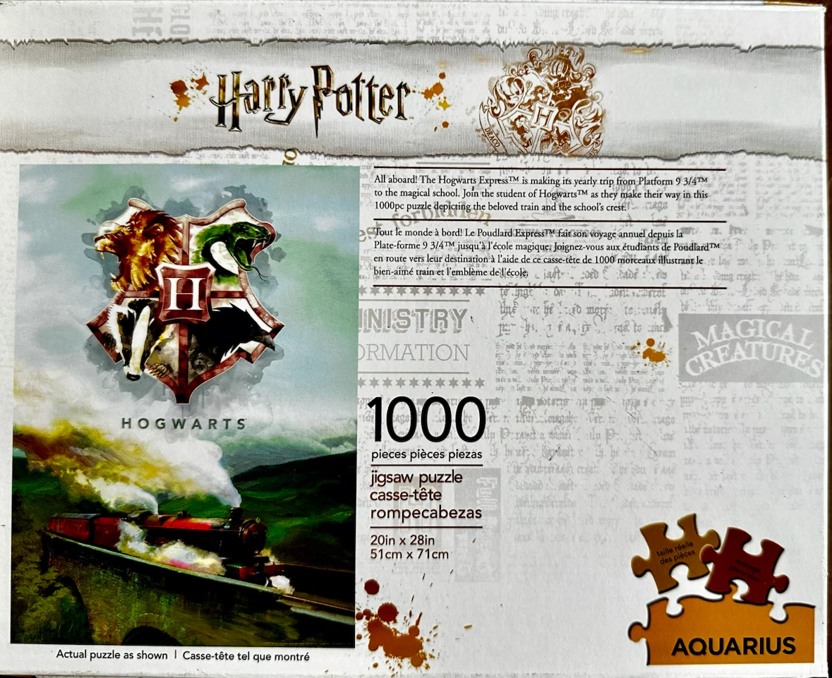 Harry Potter Hogwarts Express 1000 Piece Jigsaw Puzzle - photo 2
