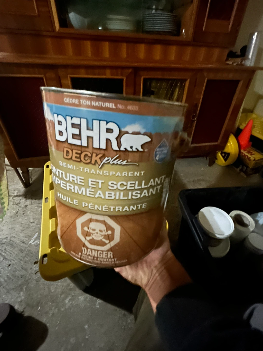 Behr Deck Plus Semi-Transparent Stain - Natural Cedar