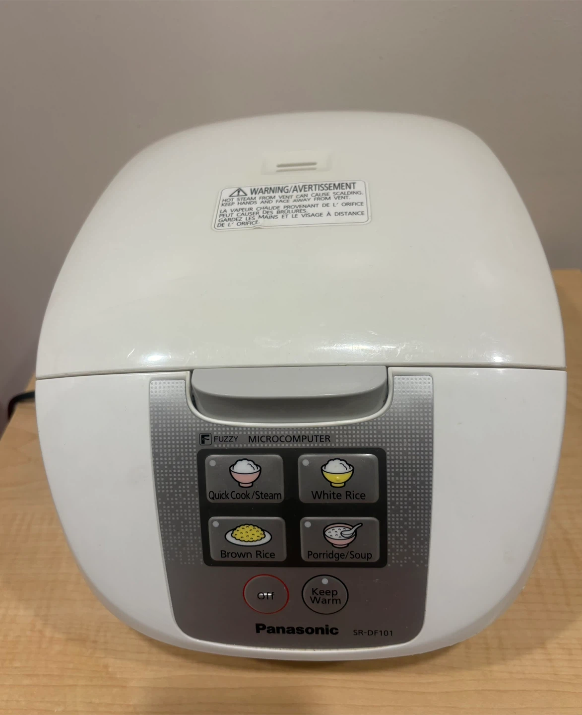 Panasonic SR-DF101 Fuzzy Microcomputer Rice Cooker
