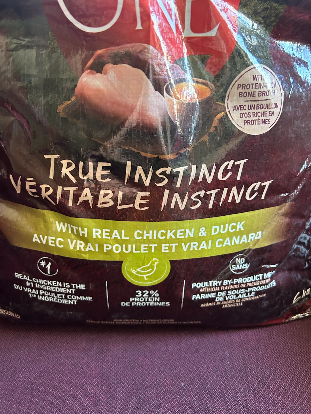 Purina ONE True Instinct Chicken & Duck Dog Food - photo 4