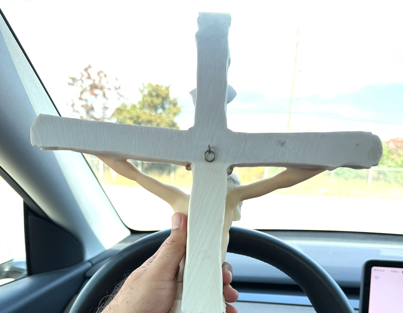 Wall Crucifix with INRI Plaque - photo 4