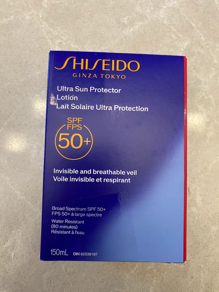 New Shiseido Utra Sun Protector Lotion SPF 50+
