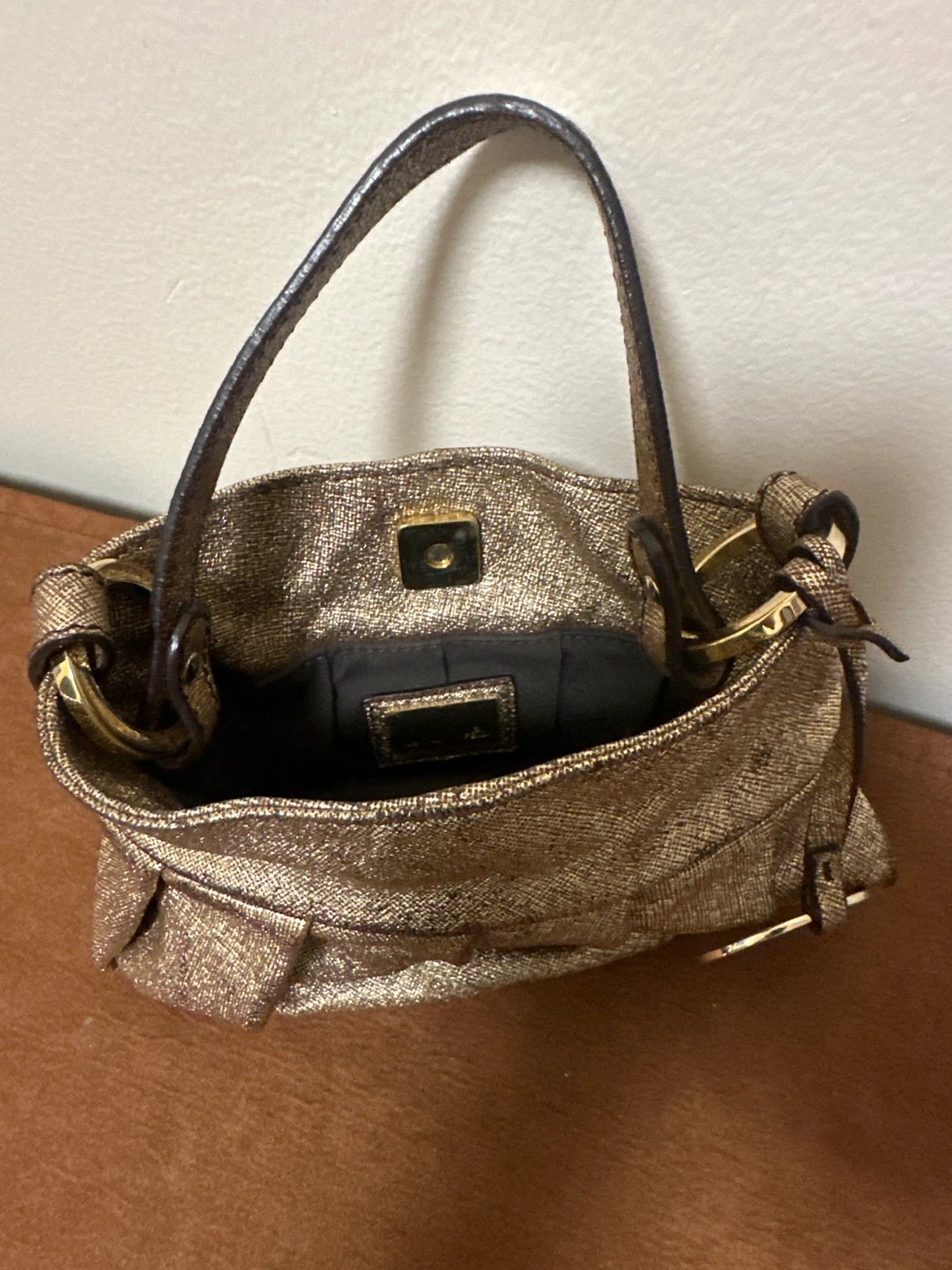 Fendi Metallic Gold Shoulder Bag - photo 2