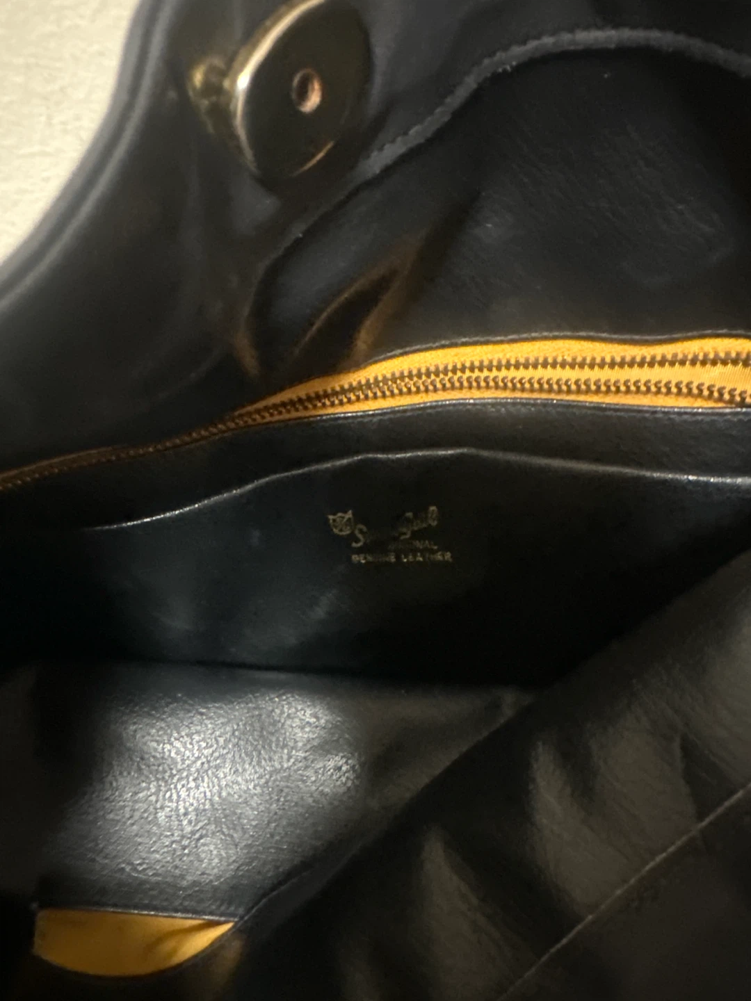Black Suede and Leather Shoulder Bag - photo 2