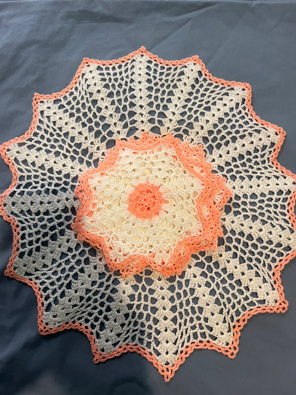 Handmade Crochet Doily Set - photo 2