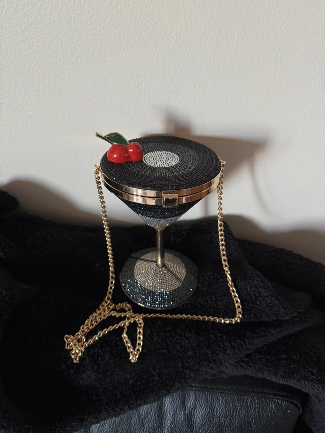 Martini Glass Novelty Clutch Bag