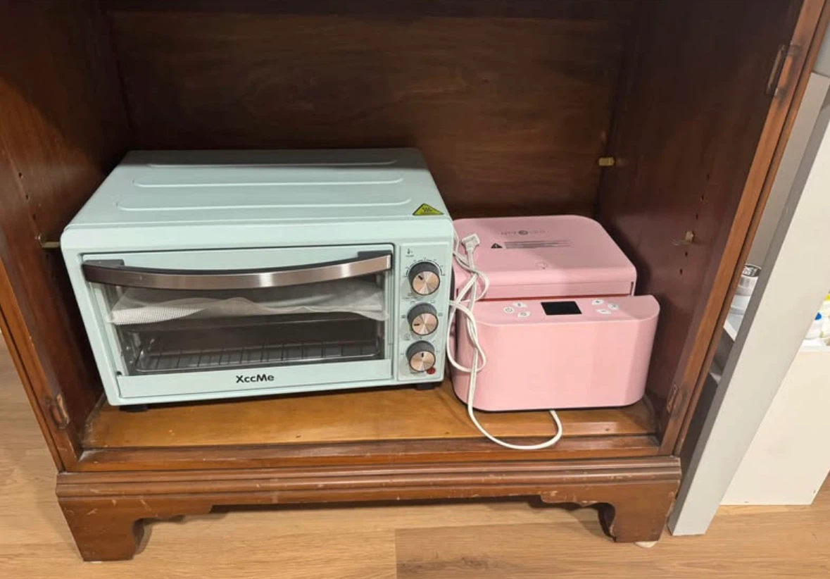 XccMe Mint Green Toaster Oven