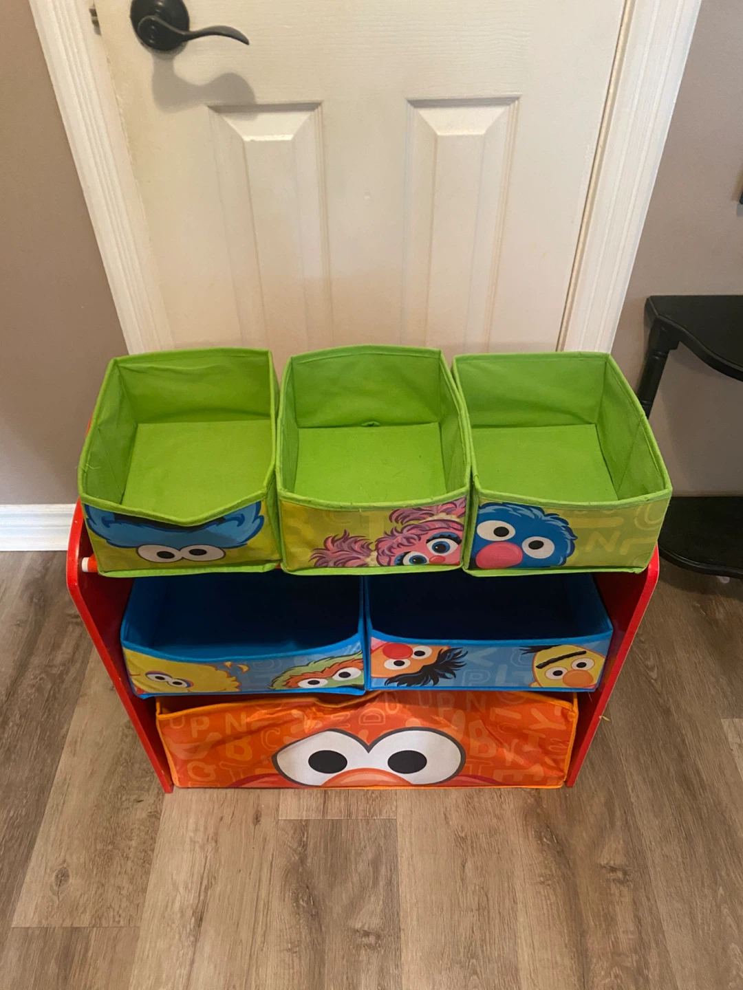 Sesame Street toy organizer shelf & bins - photo 2