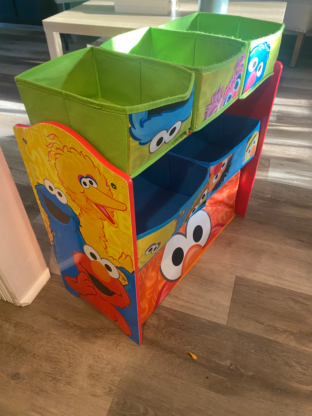 Sesame Street toy organizer shelf & bins - photo 3